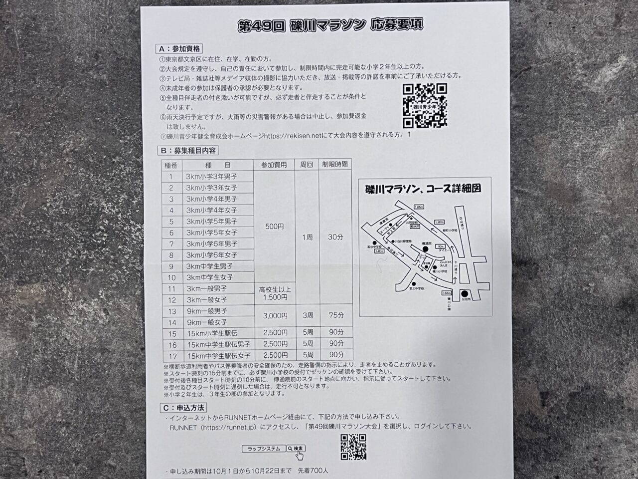 礫川マラソン